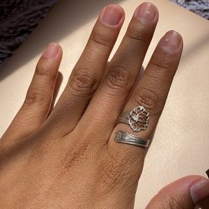 ALEX AND ANI Lotus Peace Petals Ring